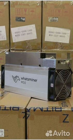 Whatsminer m50 124T Реальная Цена