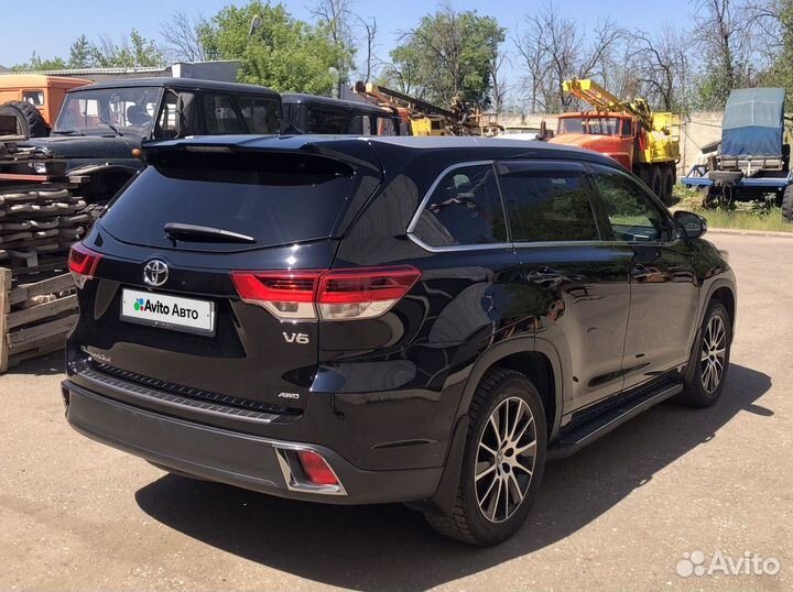 Toyota Highlander 3.5 AT, 2018, 77 495 км