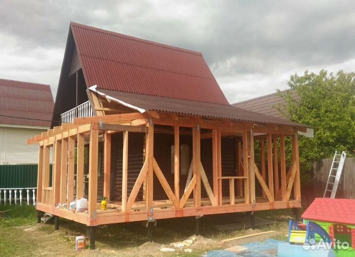 Строительство пристроек, ремонт дачных домов