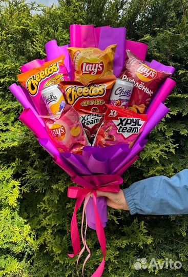 Сладкие букеты из конфет