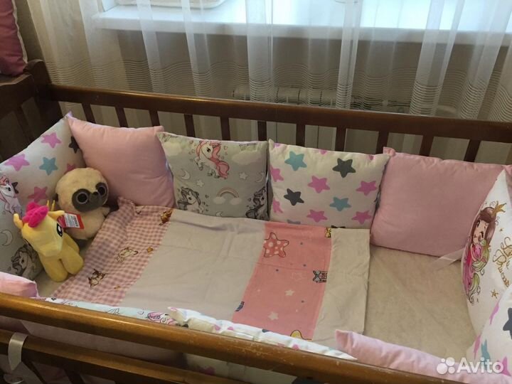 Бортики в кроватку