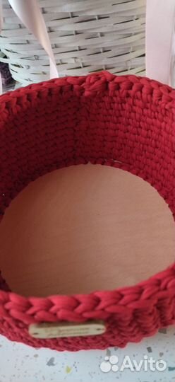 Красивые корзинки для косметики ручной работы