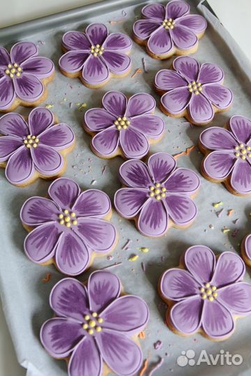 Пряники цветы