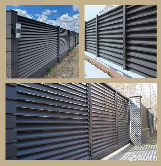 Забор жалюзи без посредников