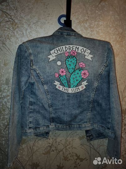 Джинсовая куртка детская