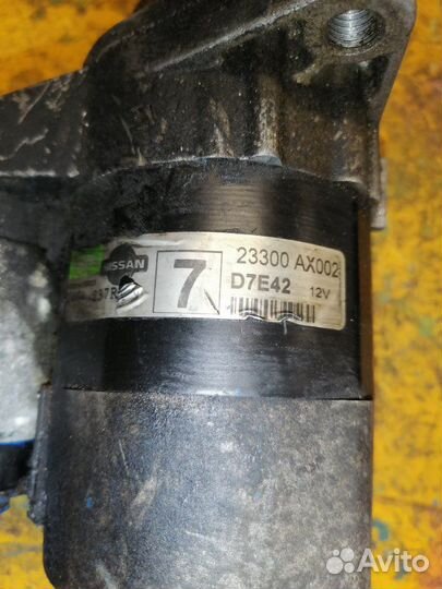 Стартер Nissan Note E11 CR14