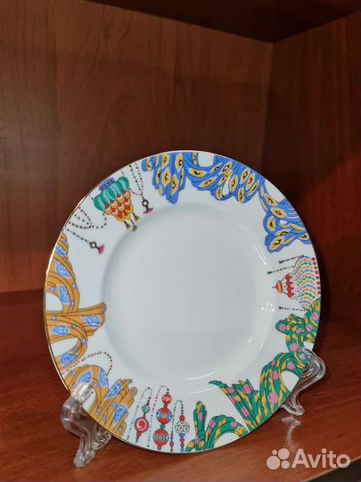 Императорский фарфор. Чашка с блюдцем и тарелкой