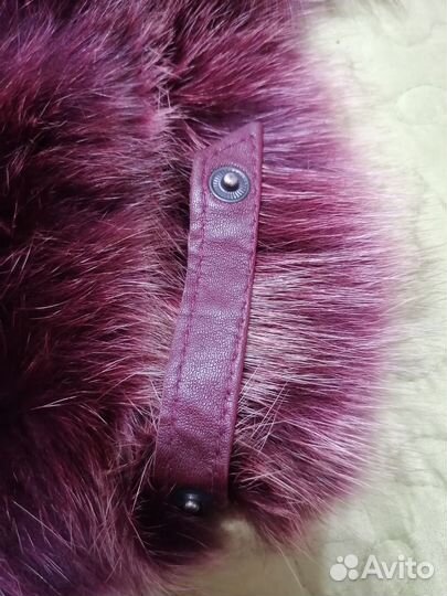 Шапка ушанка женская натуральный мех