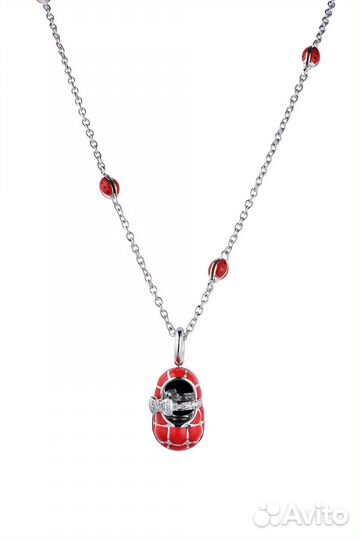 Колье Aaron Basha LadyBug Necklace & Red Diamond B