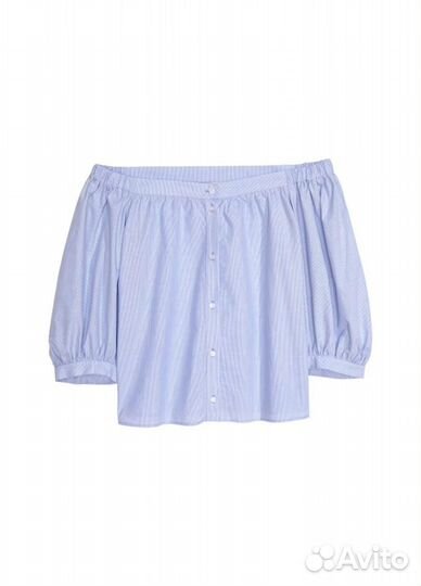 H&M Кофточка в бел.-гол. полоску хлопок EUR 34 XS