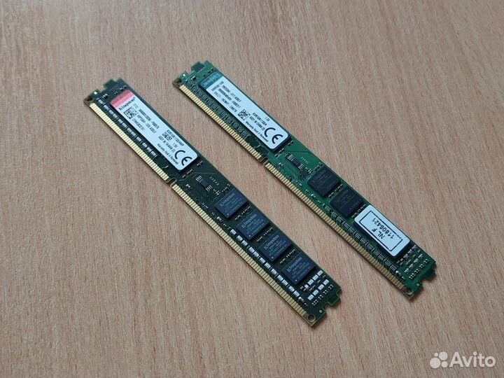 Оперативная память Kingston DDR3 dimm 4гб 1600мгц