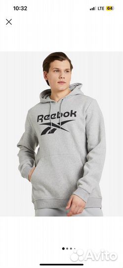 Худи reebok мужское