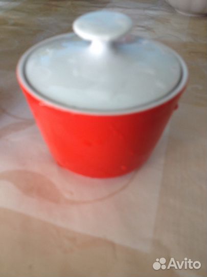 Импортный сервиз веселой рацветки