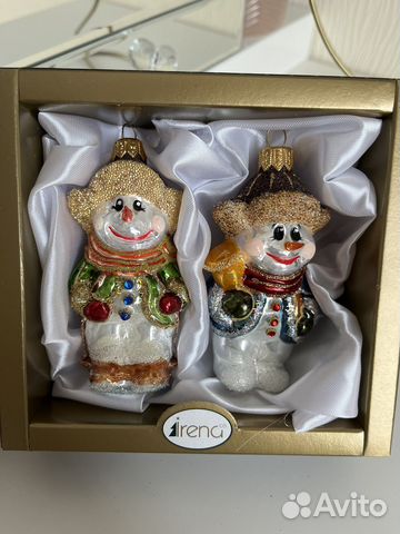 Елочные игрушки Снеговички