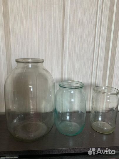 Стеклянная банка 3 л., 0,7 л., 0,5 л