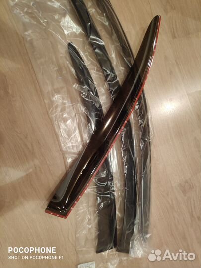 Ветровики дефлекторы skodа rapid (polo)