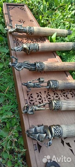 Набор из шампуров подарочный коллекционный сувенир