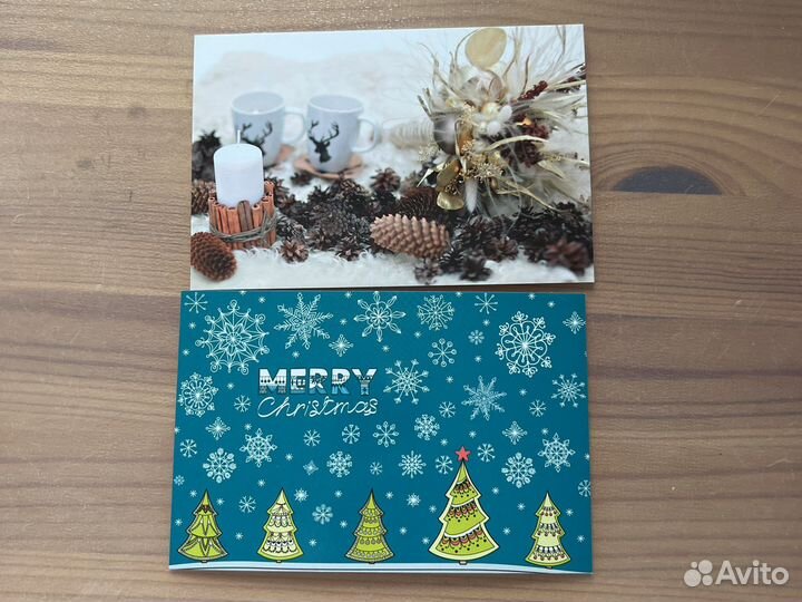 Почтовые открытки зима новый год посткроссинг