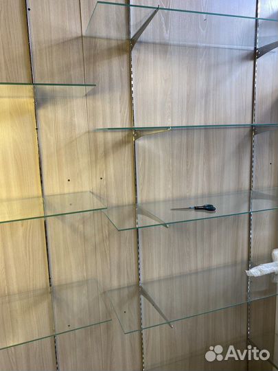 Стеклянные полки толщ. 5-6мм без царапин