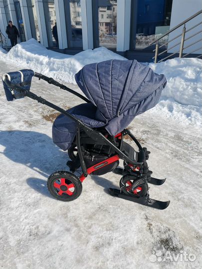 Коляска camarelo 3 в 1