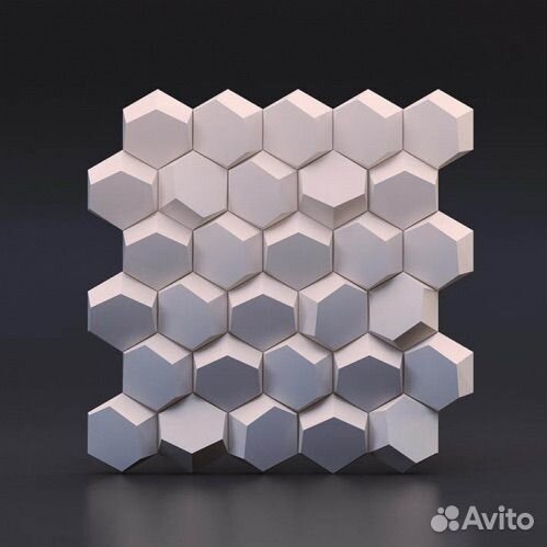 Силиконовые формы для 3D панелей из гипса