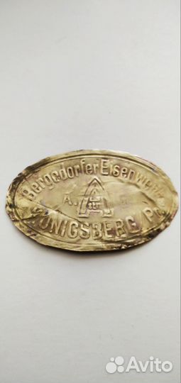 Бирка,шильдик Kenigsberg