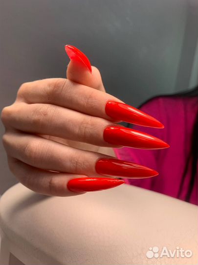 Наращивание ногтей гель лак