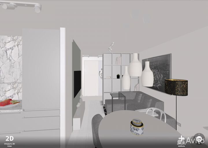 3D Визуализация интерьера