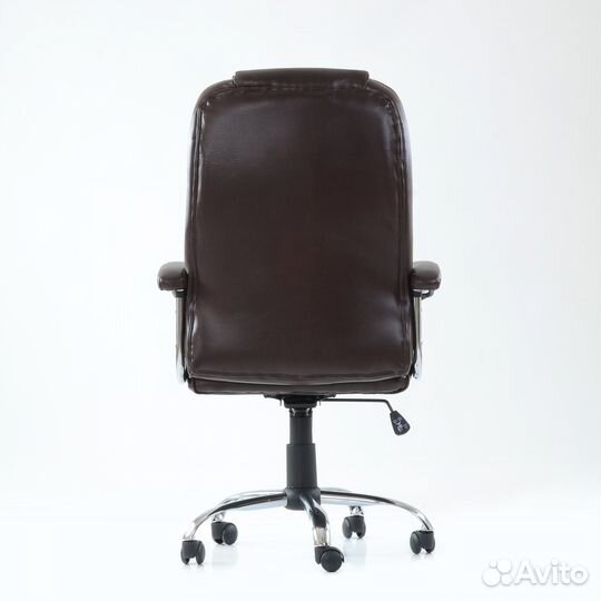 Кресло K-8 для руководителя коричневая кожа