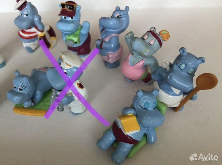 Игрушки. Киндер Сюмприз. Бегемотики