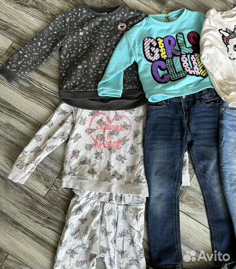Вещи пакетом для девочки 98-104