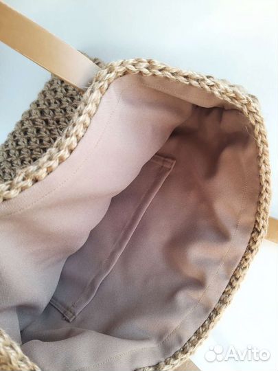 Шопер сумка джут