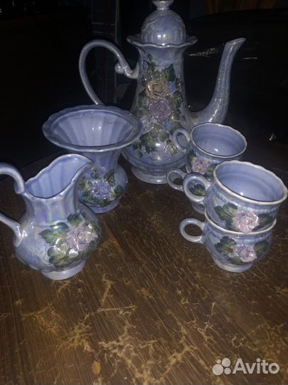 Сервиз кофейный(чайный) с лепниной
