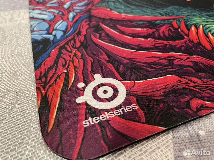 Коврик SteelSeries QcK+ CS:GO Hyper Beast Edition