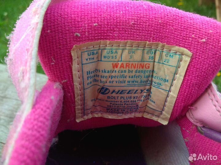 Кроссовки heelys 35