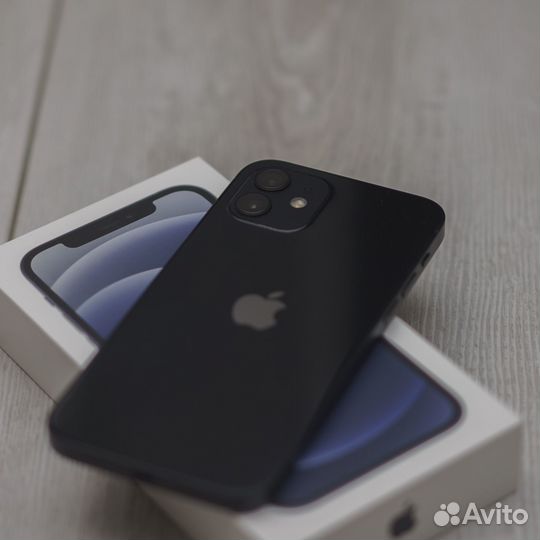 Apple iPhone 12 64gb Black Ростест Идеал