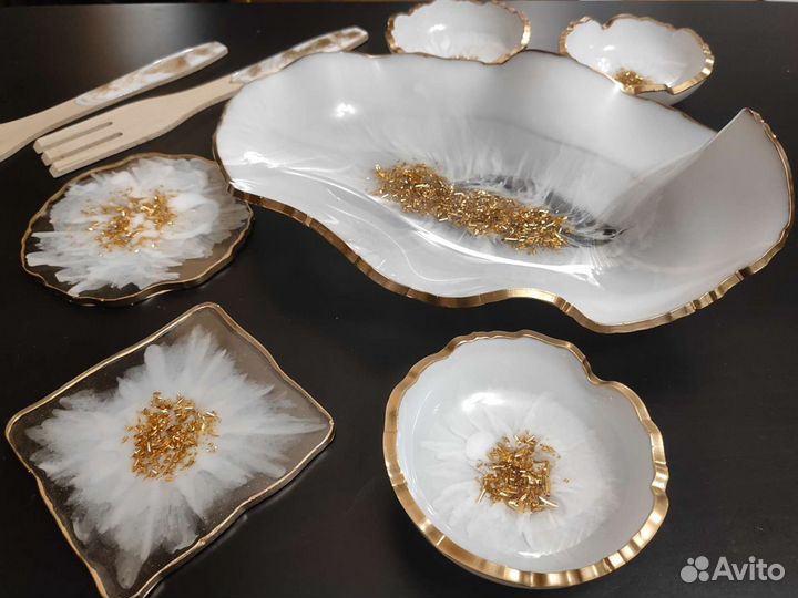 Изделия из эпоксидной смолы в наличии и на заказ