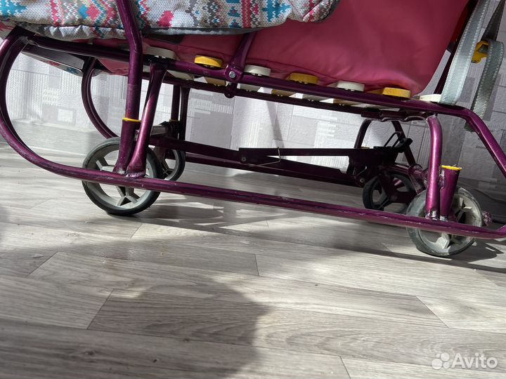 Санки на колесах