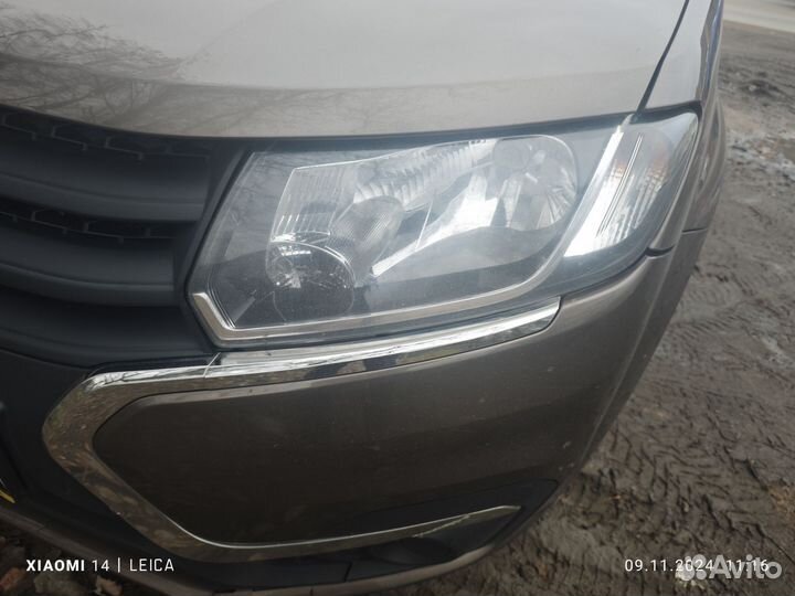 Фара левая largus FL sandero logan2