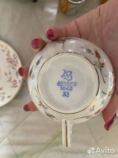 Чайный сервиз дулево розы