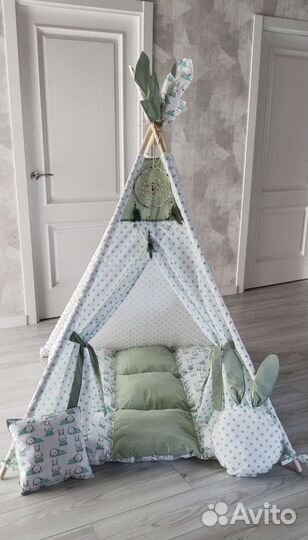 Детский виг-вам /палатка, полный комплект новый
