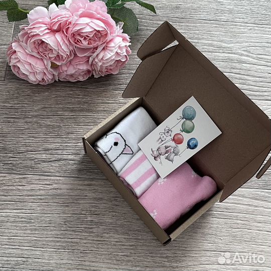 Подарочный набор носок, 3-10 лет