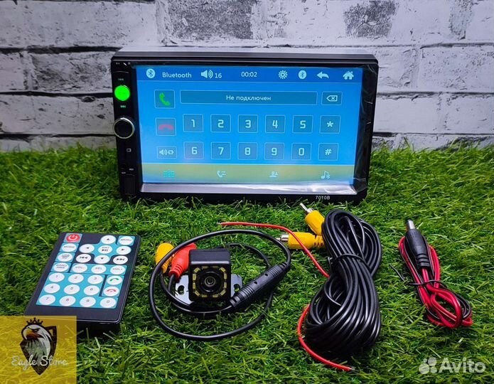 Магнитола 2 дин+камера