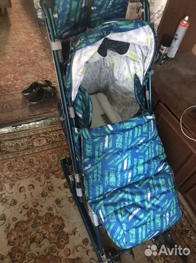 Детские санки коляска nika kids