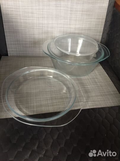 Кастрюля с крышкой из жаропрочного стекла 1,7 л