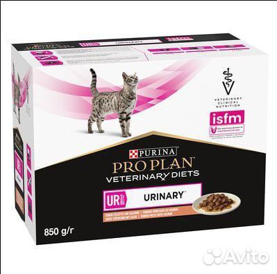 Purina PRO plan Veterinary Diets Urinary, лосось