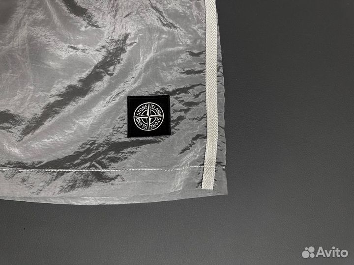 Шорты плавки Stone island Nylon metal серый (M-L)