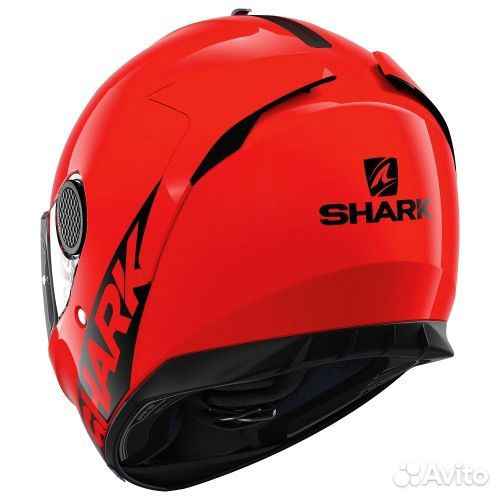 Шлем shark spartan 1.2 blank Red