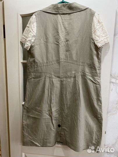 Платье женское льняное