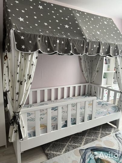 Детская кровать домик 190*90